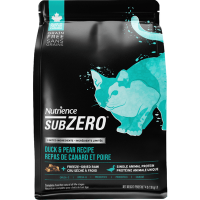 Dry Cat Food - SUBZERO - Limited Ingredients - Duck & Pear Recipe - J & J Pet Club - Nutrience