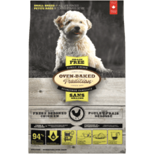 Dry Dog Food - Grain Free Chicken - All Life Stages Small Breed - J & J Pet Club - Oven-Baked Tradition