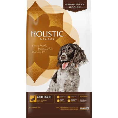 Dry Dog Food - Grain Free Duck Meal Recipe - Adult - J & J Pet Club - Holistic Select