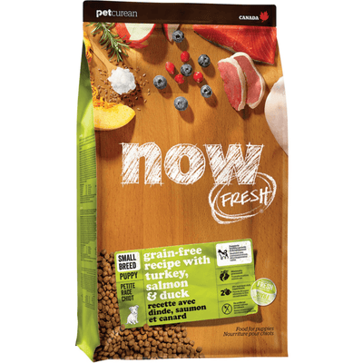 Dry Dog Food, Grain-Free Turkey, Salmon & Duck Recipe - Puppy Small Breed - J & J Pet Club - Now Fresh