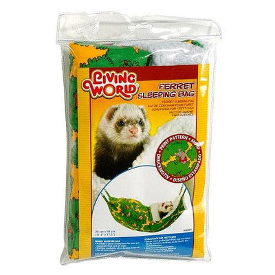 Ferret Sleeping Bag - Green - 29 x 44 cm - J & J Pet Club - Living World