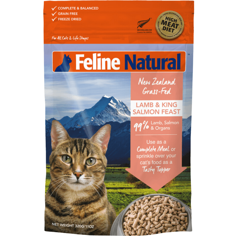 Freeze Dried Cat Food Lamb King Salmon Feast J J Pet Club