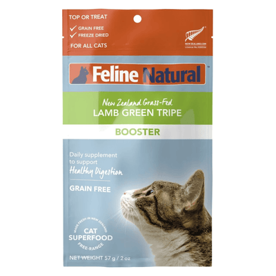 Freeze Dried Cat Food Topper - Lamb Green Tripe Booster - 2 oz - J & J Pet Club - Feline Natural