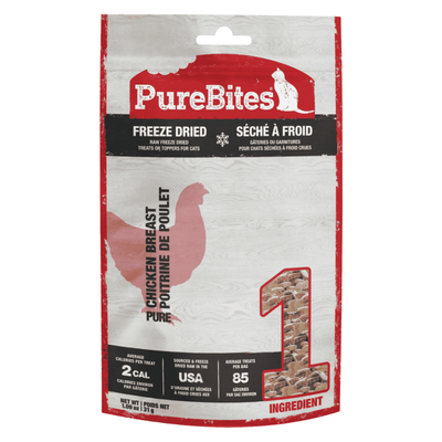 Freeze Dried Cat Treat - Chicken Breast - J & J Pet Club - Purebites
