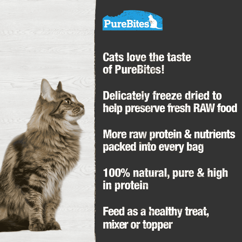 Freeze Dried Cat Treat, Wild-Caught Tuna, 0.88 oz - J & J Pet Club - Purebites