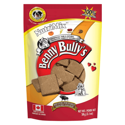 Freeze Dried Dog Treat - Beef Liver NutriMix - J & J Pet Club - Benny Bully's