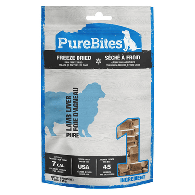 Freeze Dried Dog Treat - Lamb Liver - J & J Pet Club - Purebites