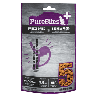 Freeze Dried Functional Cat Treat - Gut & Digestion - 1.09 oz - J & J Pet Club - Purebites