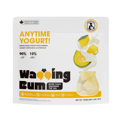 Freeze Dried Treat For Dogs & Cats - Greek Yogurt with Pumpkin - 2 oz - J & J Pet Club - Wagging Bum