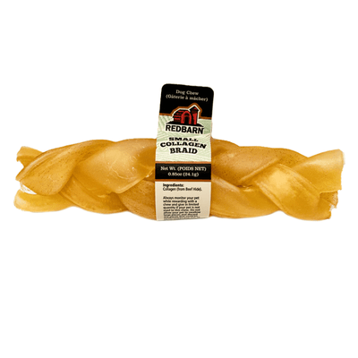 Natural Dog Chews - Collagen Braid - 1 pc (Bulk) - J & J Pet Club - Redbarn