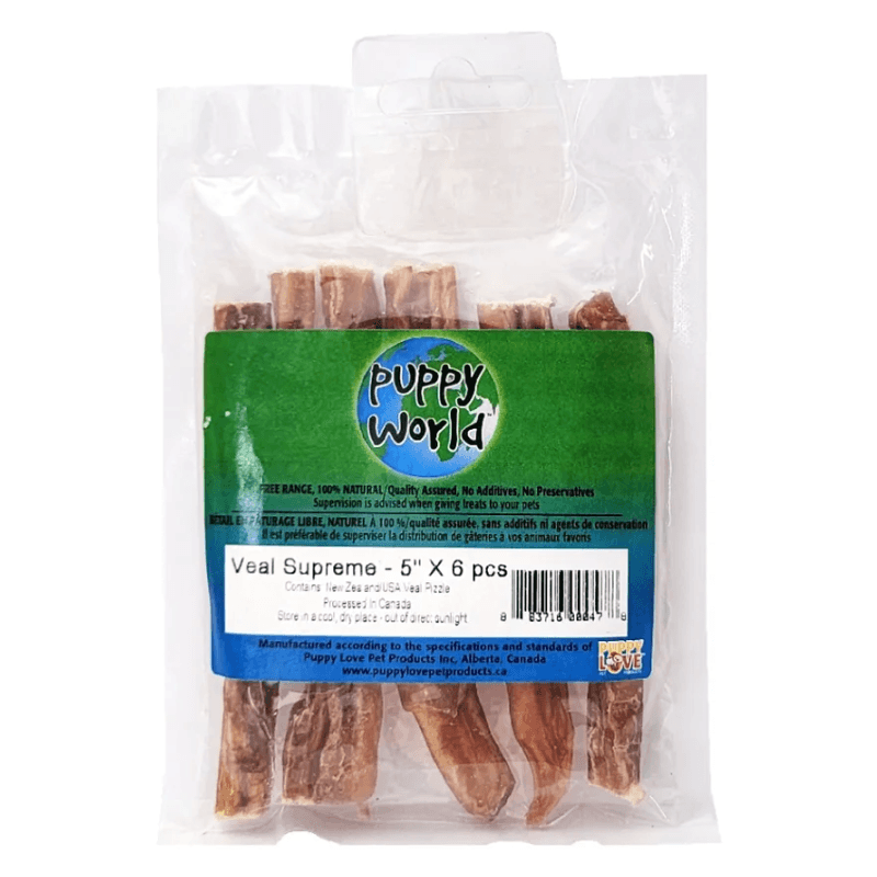 Natural Dog Chews PUPPY WORLD Veal Supreme 5