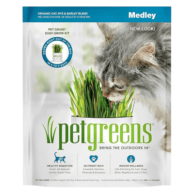 Pet Grass Easy-Glow Kit, Medley (Bag) - J & J Pet Club - Pet Greens