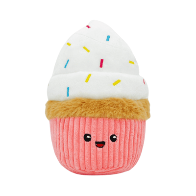 Plush Dog Toy - Pooch Sweets - Cupcake - J & J Pet Club - HugSmart