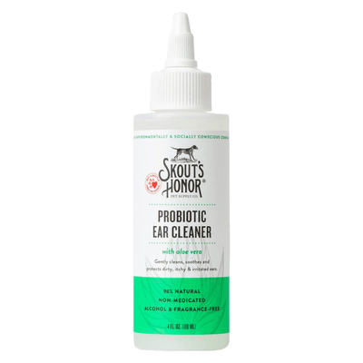 Probiotic Ear Cleaner with Aloe Vera For Dogs & Cats - 4 oz - J & J Pet Club - Skout's Honor