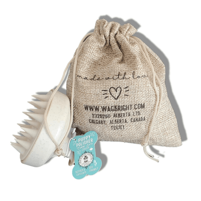 Puppy Polisher - Wheat Straw Shampoo Brush - J & J Pet Club - Wag & Bright