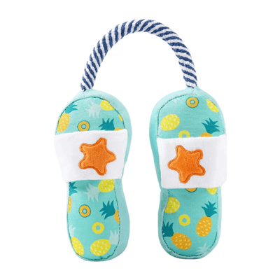 Rope Dog Toy - Beach Daze - Slippers - J & J Pet Club - HugSmart