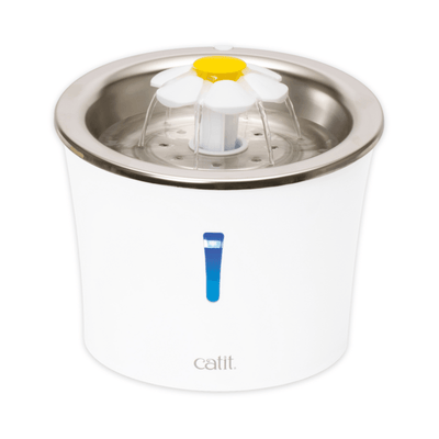 Stainless Steel Flower Fountain (3 L) - J & J Pet Club - Catit