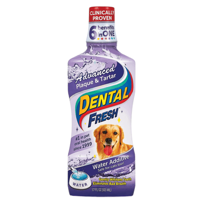 Water Additive For Dogs & Cats - Advanced Plaque & Tartar - J & J Pet Club - Dental Fresh