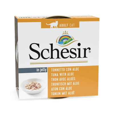 Wet Cat Food Topper - IN JELLY - Tuna & Aloe - 85 g - J & J Pet Club - Schesir
