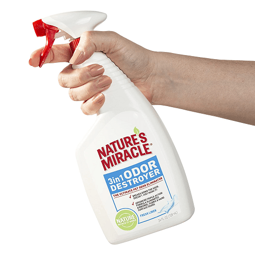 3 in 1 Odor Destroyer - Fresh Linen - 24 oz - J & J Pet Club - Nature's Miracle