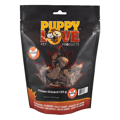 Dog Treat Chicken Gizzards 120 g bag J & J Pet Club