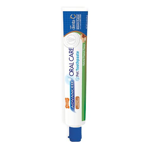 Advanced Oral Care - Dog Toothpaste - Natural Peanut Flavored - 2.5 oz - J & J Pet Club - Nylabone