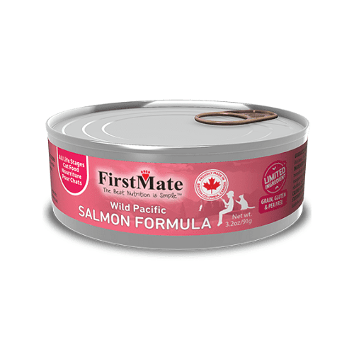 Canned Cat Food - LID - Wild Salmon - J & J Pet Club - FirstMate