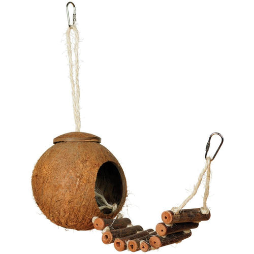 Coco Hideaway with Bird Ladder - J & J Pet Club - PREVUE HENDRYX