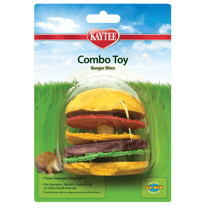 Combo Chews - Wood Hamburger - J & J Pet Club - Kaytee