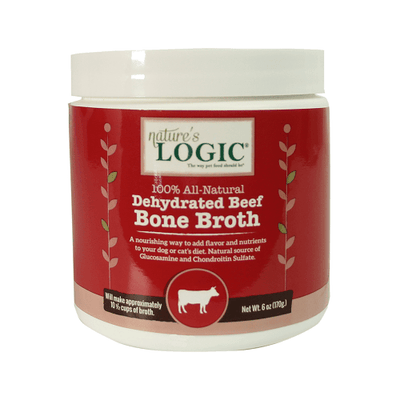 Dehydrated Beef Bone Broth - 6 oz - J & J Pet Club - Nature's Logic