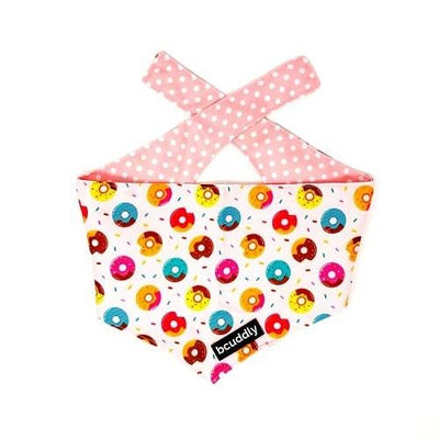Dog Bandana - Blush Pink / Donut Run - J & J Pet Club - Bcuddly