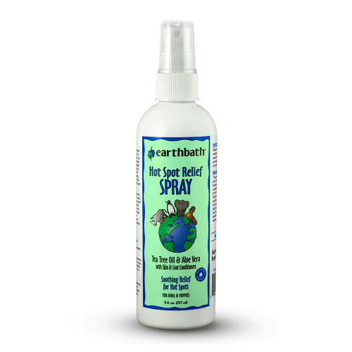 Dog Grooming Spray - Hot Spot Relief Spritz (Tea Tree Oil & Aloe Vera) - 8 fl oz - J & J Pet Club - Earthbath