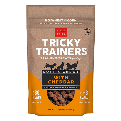 Dog Treat - TRICKY TRAINERS - Soft & Chewy with Cheddar - J & J Pet Club - Cloud Star