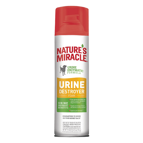 Dog Urine Destroyer - 17.5 oz Foam - J & J Pet Club - Nature's Miracle
