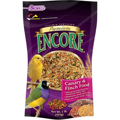 Encore - Premium Canary & Finch Food - 1 lb - J & J Pet Club - Brown's