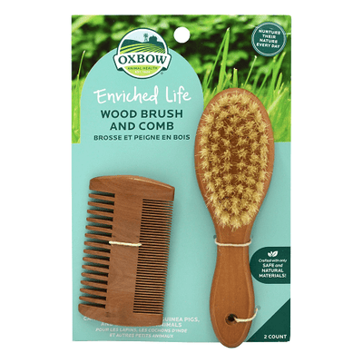 Enriched Life - Wood Brush & Comb - J & J Pet Club - Oxbow