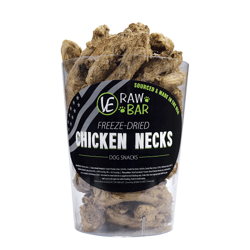 Freeze Dried Treat - RAW BAR - Chicken Necks Bulk (≈34 g bulk bag) - J & J Pet Club - Vital ESSENTIALS