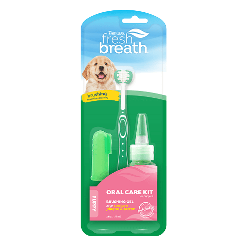 FRESH BREATH - Oral Care Kit For Puppies (Daily Care) - J & J Pet Club - TropiClean