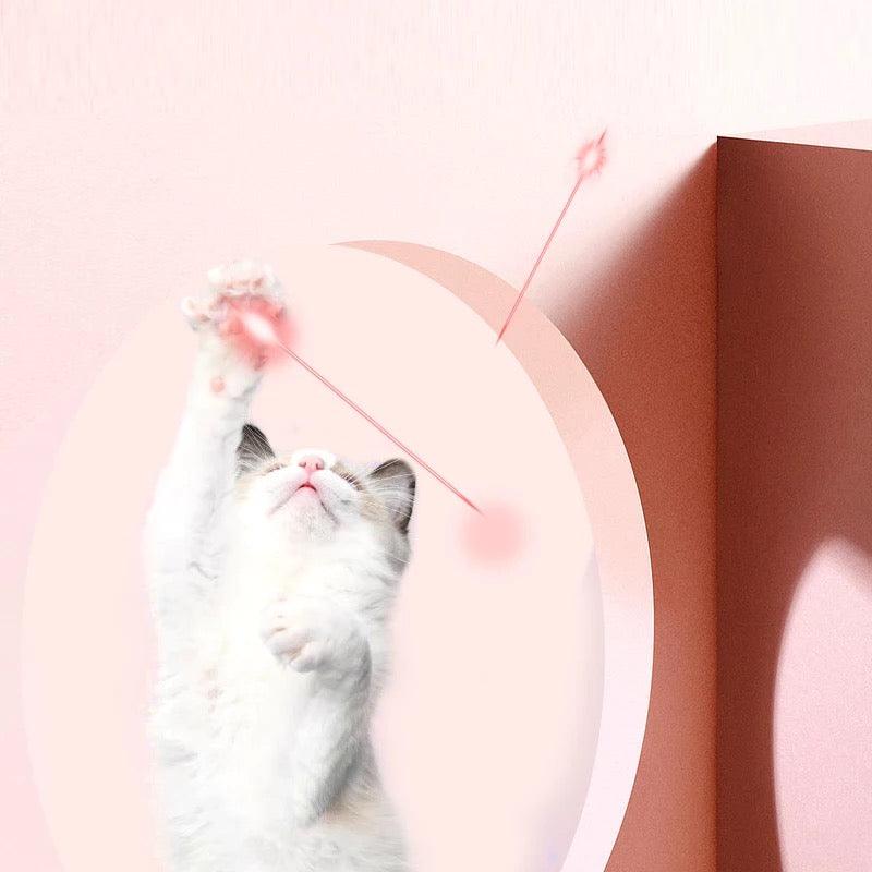 Multifunctional Laser Cat Teaser with Telescopic Stick - J & J Pet Club - Aiwo