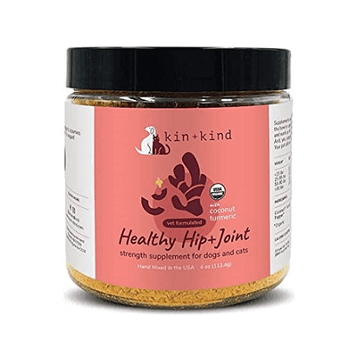 Pet Hip & Joint Supplement - Healthy Hip+Joint (Coconut & Turmeric) - J & J Pet Club - Kin+Kind