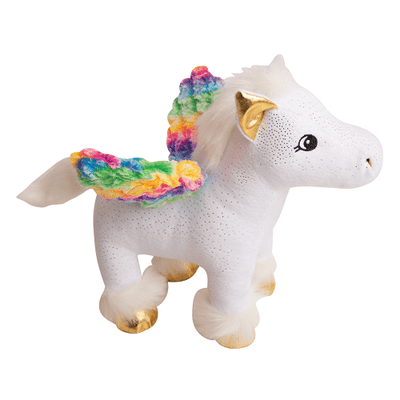 Plush Dog Toy - PEGGY THE PEGASUS - 10" - J & J Pet Club - SNUGAROOZ