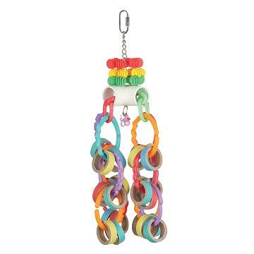 SMART.PLAY - Enrichment Parrot Toy - Bagel Cascade - J & J Pet Club - Hari