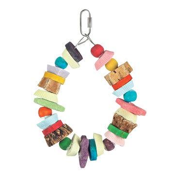 SMART.PLAY - Enrichment Parrot Toy - Cookie Ring - J & J Pet Club - Hari