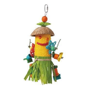 SMART.PLAY - Enrichment Parrot Toy - Loofah Man - J & J Pet Club - Hari