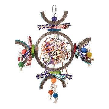 SMART.PLAY - Enrichment Parrot Toy - Space Station - Large - J & J Pet Club - Hari