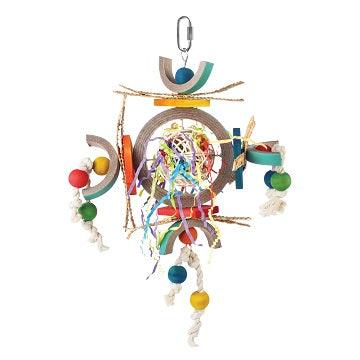 SMART.PLAY - Enrichment Parrot Toy - Space Station - Small - J & J Pet Club - Hari