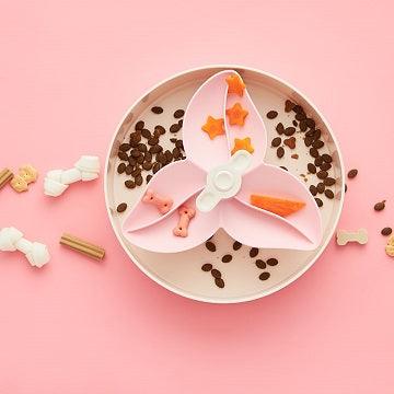 SPIN Collection - Interactive Slow Feeder Pet Bowl - Bougainvillea - J & J Pet Club - PetDreamHouse