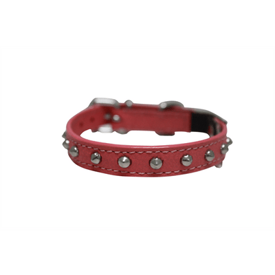 Studded Cat Collar - Bubblegum Pink - J & J Pet Club - Angel Pet Supplies