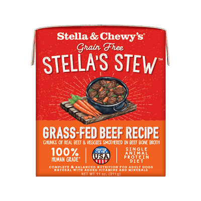 Wet Dog Food - Stella's Stew - Beef Stew - 11 oz - J & J Pet Club - Stella & Chewy's