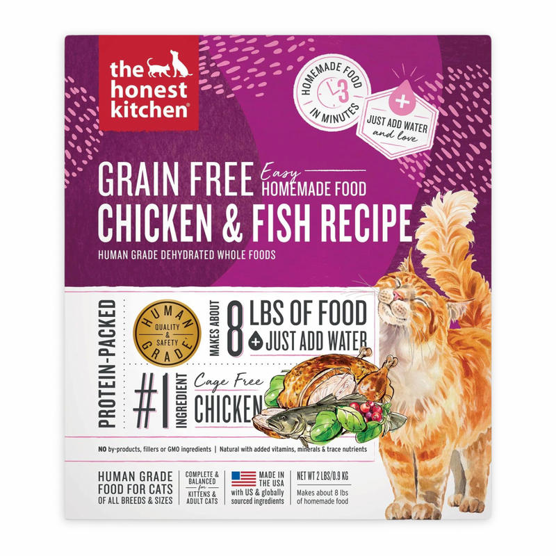 Dehydrated Cat Food - Grain Free Chicken & Fish Recipe